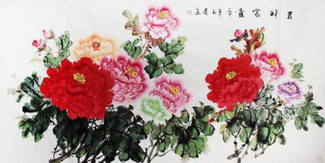 國畫牡丹與芍藥的巧妙搭配 藝術中的姊妹花